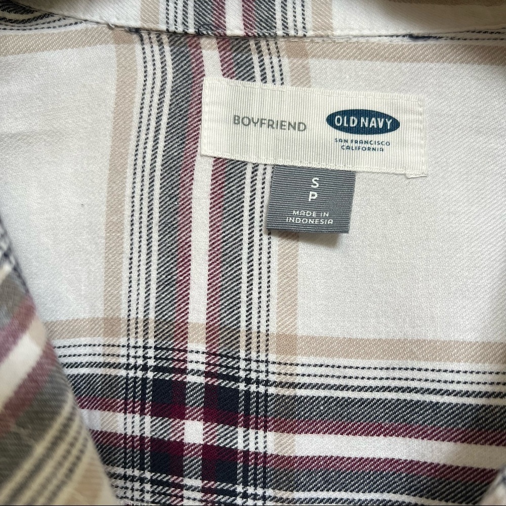 OLD NAVY‎ BOYFRIEND BUTTON DOWN LONG SLEEVE TUNIC WOMEN’S SHIRT SIZE S - Picture 11 of 15
